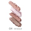 Rich color eye shadow, moist texture, plenty of transparency, gradation
