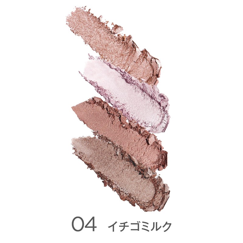 Rich color eye shadow, moist texture, plenty of transparency, gradation