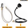 Professional Beauty Salon Shampoo Sink Bowl Faucet and Sprayer Kit