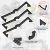 AccEncyc Black Peg Locks Plastic Pegboard Hook Locks Pegboard Display