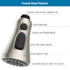 Universal Kitchen Faucet Head Replacement Compatible with Kohler/Moen/Delta Faucet with