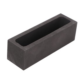 Graphite Ingot Mold Rectangular High Thermal Stability Metal Graphite Crucible Mould for Gold Silver Copper Casting