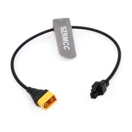 SZRMCC XT60 Male to 4 Pin Microfit Power Cable for Freefly Systems Ember S5K Camera 30cm (XT60 Male 4 Pin)