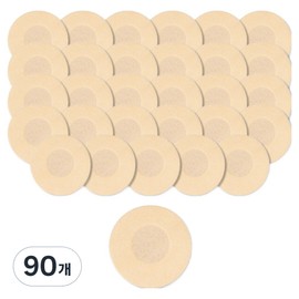 Kelbon Men's Cover Nipple Patch Band Round, 90 Pieces / 켈본 남성용 커버 니플패치 밴드 원형, 90개