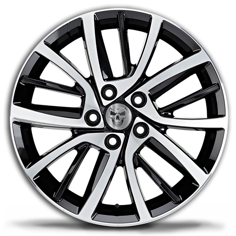 SkinoEu 4 x 60mm ABS Car Alloy Wheel Centre Universal