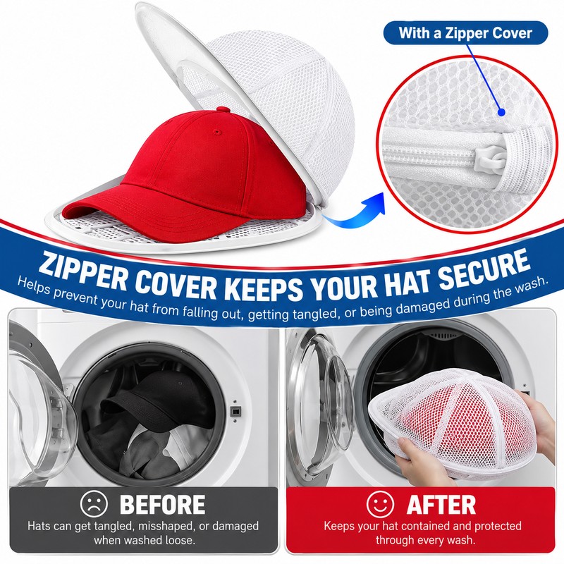 2 Pack Hat Cleaner for Washing Machine – Protective Cap