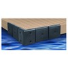 JIF Marine 10-Inch Corner Bumper for Docks – UV-Resistant Blow-Molded