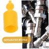 PLAFOPE 4 Sets Quick Coupling Protective Cap Adapter Dust Cap