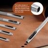Hollow Leather Hole Punch Set with 6PCS Steel Tools (1.5mm-4mm)