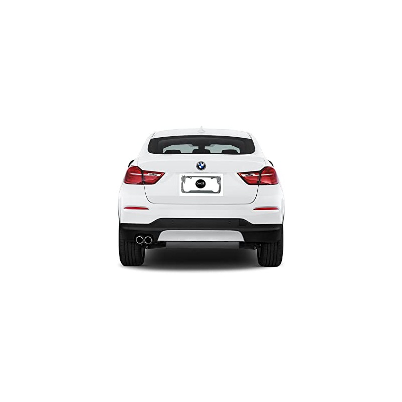 DMSE Palm Tree Beach Theme Universal Metal License Plate Frame