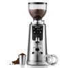 MOKKOM Professional 64mm Flat Burr Coffee Grinder with 100 Grind