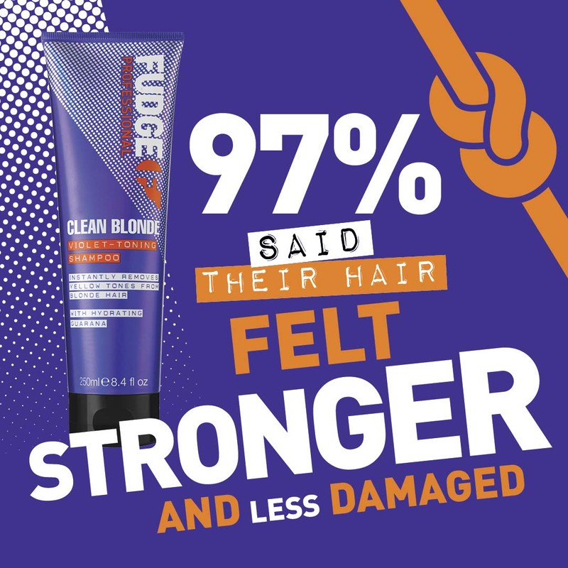 HATOLDLIY Fudge Clean Blonde Violet-Toning Shampoo 8.4 oz, Black, (100104033)