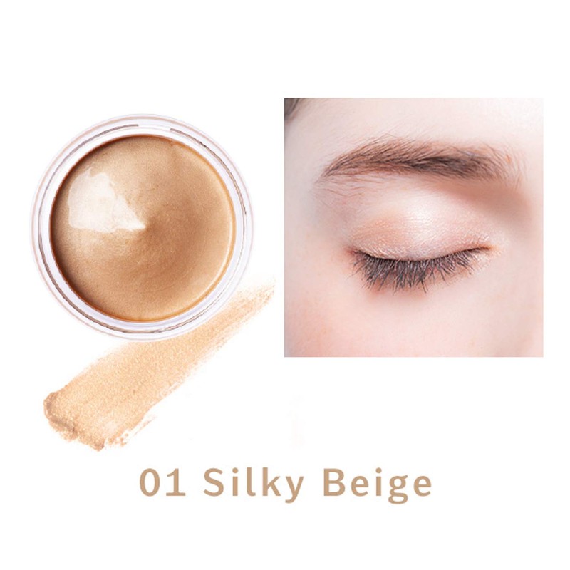 Borica 01 Silky Beige Beauty Serum Care Eyeshadow, Makeup Eyeshadow,
