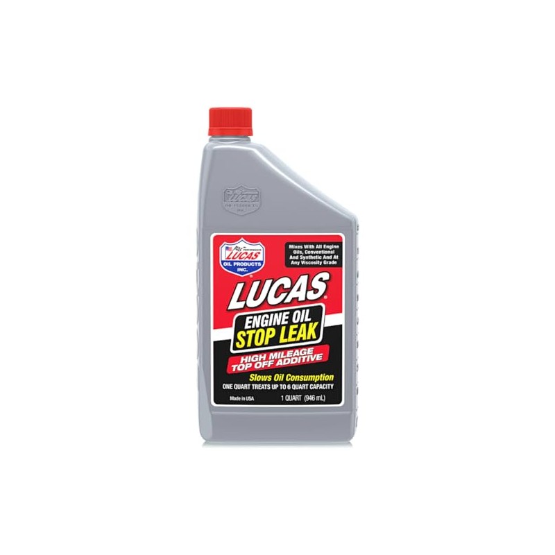 Lucas Oil Engine Oil Stop Leak Top Off Additive/12x1/Quart