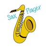 CafePress Sax Player Sticker Square Bumper Sticker Car Decal