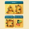 KBIBCK Domino Train Toy Set, Domino Train Set with 100