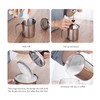 Coffee Frother Double Layer Versatile Manual Stainless Steel Milk Foamer
