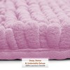 Clara Clark Chenille Bathroom Rugs, Ultra Soft Plush Shaggy Bath