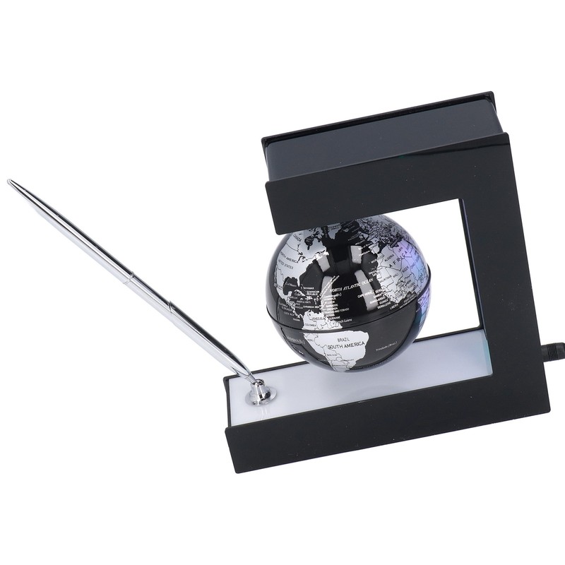 Magnetic Levitation Globe E Shaped Floating Decoration Ornament 100‑240V for