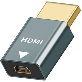 tunghey 2Pack Micro HDMI Adapter Extender HDMI Type A Male to Micro HDMI Type D Female Connector Support 3D 4K 1080P for Cameras, Computers, Projectors