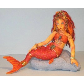 Arley  "Minerva, The Princess Mermaid" Cloth Doll Pattern By Arley Berryhill