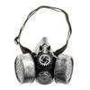 ILOVEMASKS Steampunk Spiked Goggles Glasses and Respirator Gas Mask Costume