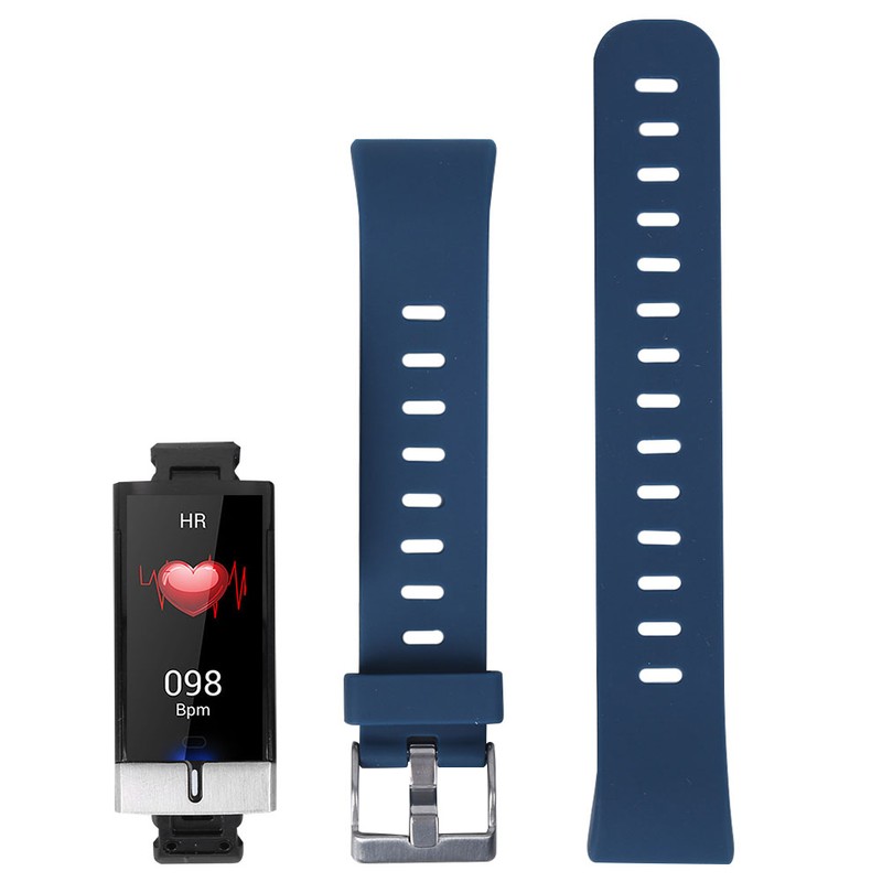E88 Smart Sports Bracelet Healthy Step Count Multifunction Electrocardio Temperature