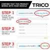 TRICO Silicone Ceramic Automotive Replacement Windshield Wiper Blade, Ceramic Coated