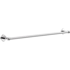Franklin Brass Gainesville (1-Pack) 18'' Towel Rack w/ 6" Extender for Bathroom Polished Chrome Towel Bar for Bathroom Wall Mounted Towel Holder Rod GNV26-PC