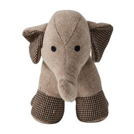 Cute Decorative Door Stopper for Bottom of Door and Inside Door Decorative.Soft and Weighted Door Stop to Keep Door Open for Home and Office(Elephant)