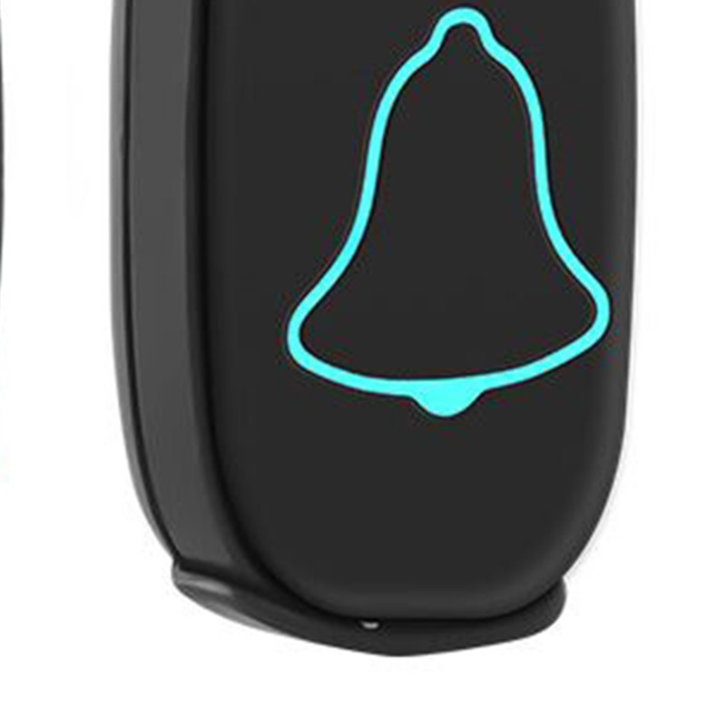 Wireless Doorbell Waterproof with 1 Transmitter and 1 Receiver One