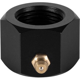 Generic Marine Steering Tube Cable Grease Nut,Cable Lube Tool Boat Steering Cable Grease Fittings for OMC 2861 FSM068, black