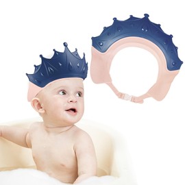 Romon Shower Cap Children, Hair Washing Child Protection, Soft Adjustable Hair Washing Aid for Toddlers, Babies, Children (Blue)