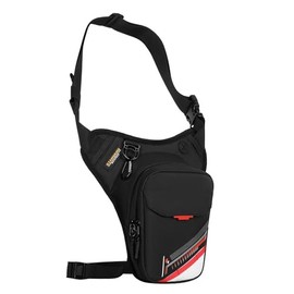 Motorcycle Leg Bag Men Motorcycle Leg Bag Motorcycle Bag Waterproof with Large Main Compartment and Reflective Strips for Motorcycle Travel and Daily Use