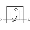 Throttle Check Valve with Plug-In Connection - Quick Connector -