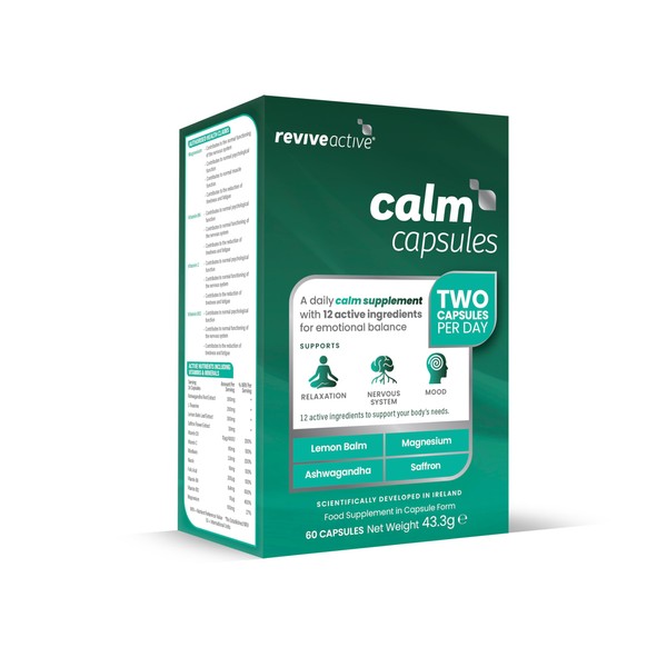 Revive Active Calm Capsules - 12 Active Ingredients in 1