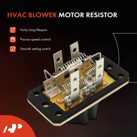 A-Premium Heater Blower Motor Resistor Compatible with Ford F-150 1997-2003, F-250 1997-1999, Mustang 1994-2004, Escape, Excursion, Expedition & Lincoln Navigator 1998-2006 & Mercury Mariner, Villager