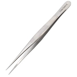 A2Z SCILAB 5.5 Inch Silver Tweezers Premium Quality Stainless Steel Precision Grip Tool
