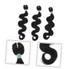 Mikinona 3pcs Body Wave Hair Bundle Synthetic Extensions for Women