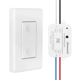 DEWENWILS Remote Control Wall Switch Lighting Fixture for Ceiling Lights, Fans,