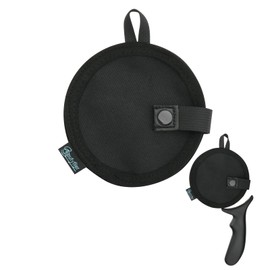 Beautyflier Pizza Wheel Cover, Pizza Steering Wheel Cover, Suitable for 4-Inch or Smaller Pizza Wheel, Durable Pizza Cutter Sleeve, Easy to Install Pizza Knife Sheath, with Lanyard (Black)