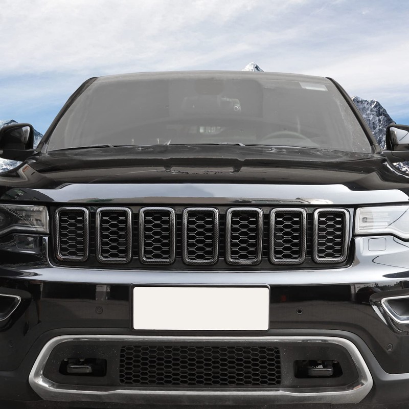 JeCar Front Grill Rings Grille Inserts Cover Trim Kit for