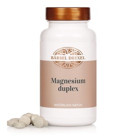 Magnesium Tablets High Dose without Synthetic Additives, Duplex for Acute Needs and Depot Building (Pack of 200), Magnesium Carbonate, Silica, Magnesium Citrate, Naturopathy BÄRBEL DREXEL®
