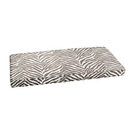 Sorra Home CBENCH-Animal Indoor/Outdoor Bench Cushion-Bristol, 43" x 18" x 2", Sunbrella-Namibia Grey