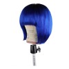 Beautyonline Peluca De Cabello Humano Natural Liso De 20 Cm,