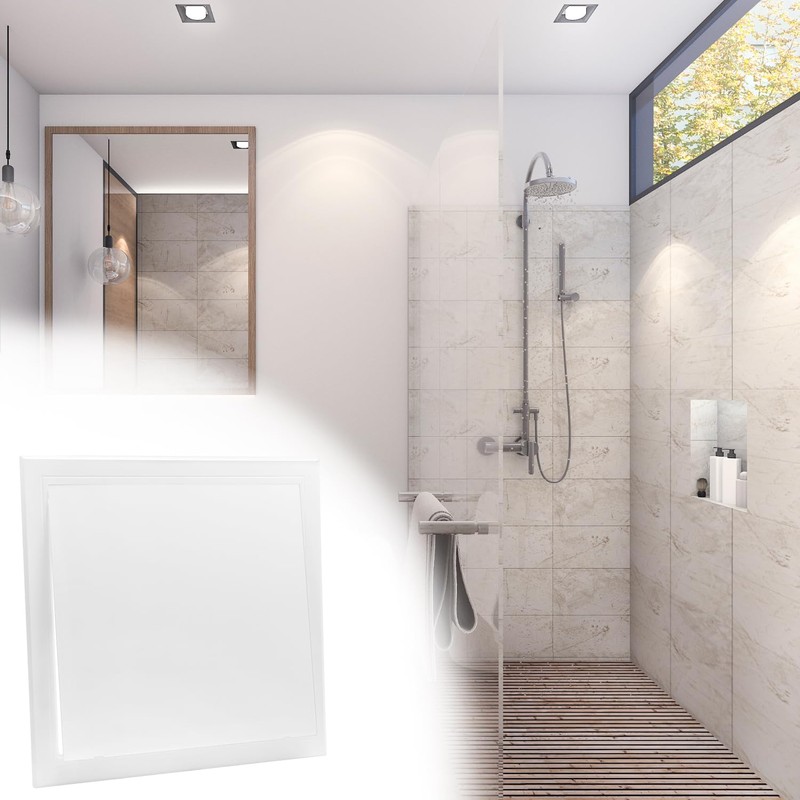 QWORK Access Panel for Drywall 12x12 inch, Plastic Wall Hole