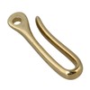 RDEXP Golden Solid Brass U Hook Key Chain Belt Wallet