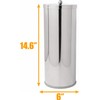[2023 Upgraded Version] HUJI Rust Resistant Stainless Steel Toilet Paper