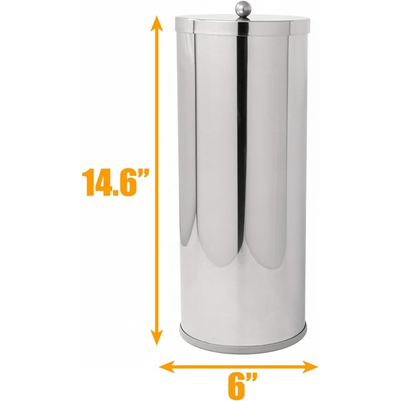 [2023 Upgraded Version] HUJI Rust Resistant Stainless Steel Toilet Paper