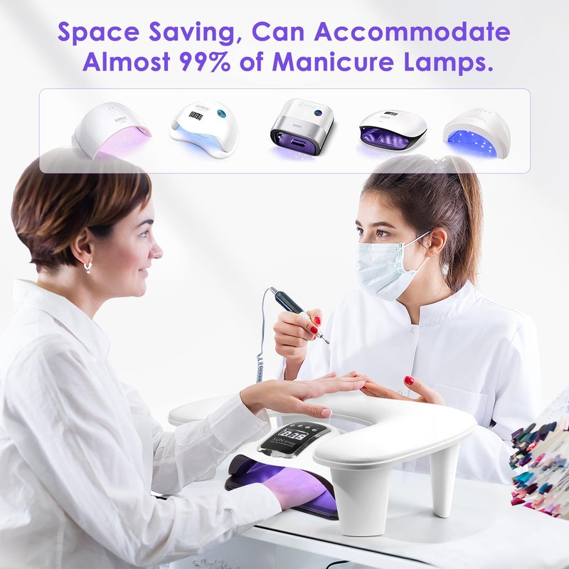 Arm Rest for Nails Tech: U-shaped Manicure Nail Arm Rest